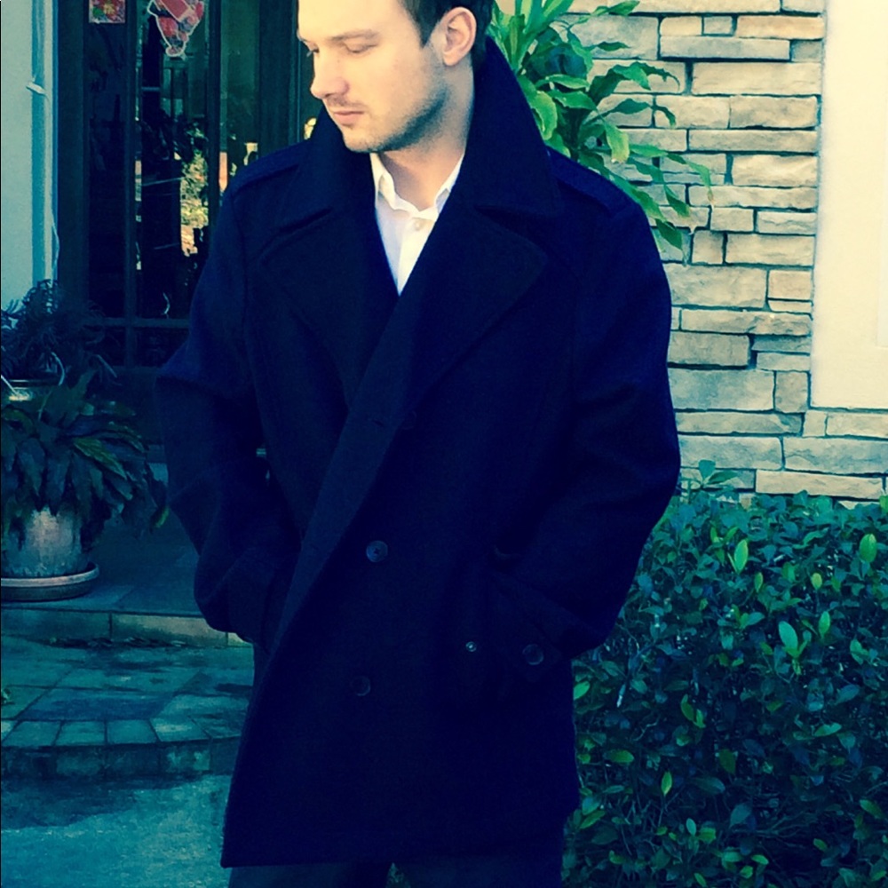 Men’s Large Wool Coat Calvin Klein